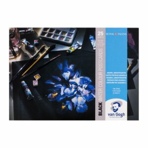 Van Gogh akvarellblokk Postkort – 300g – 25 sorte ark