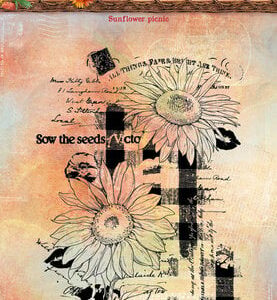 Stempel - Sunflower Kisses Clear Stamp Sunflower Picnic