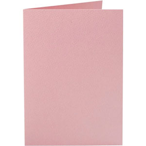 Kort 10,5x15cm 10stk rosa