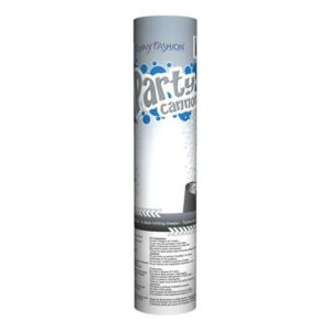 Konfettikanon 20cm - sølv 1stk