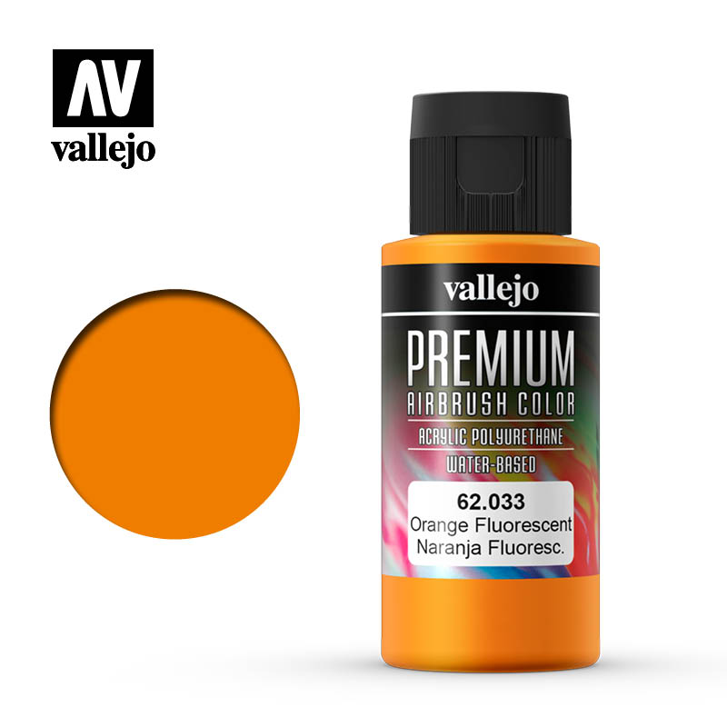 Vallejo Premium RC Color 60ml - fluorescent orange
