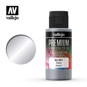 Vallejo Premium RC Color 60ml. - Steel