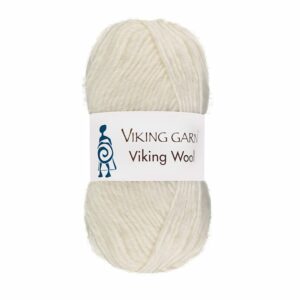 Viking Garn Viking Wool - 500 hvit