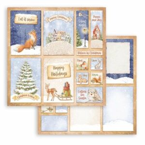 Stamperia Winter Valley 12x12 Inch Paper Sheets  Cards