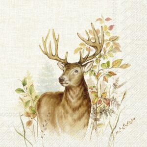 IHR serviett lunch - Hunted Deer Cream