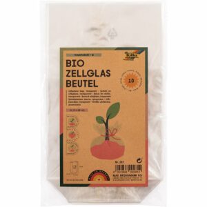 Folia Bio Cellofanpose 10stk – Klar – 115x190mm