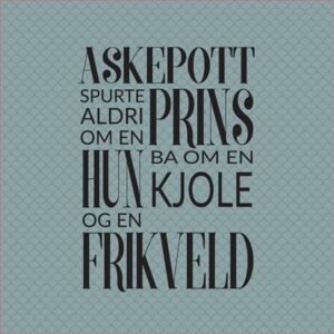 Serviett lunsj 20 stk Askepott en kjole