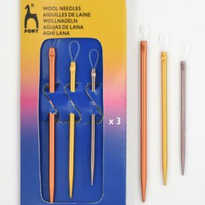 Pony ullnåler med løkke