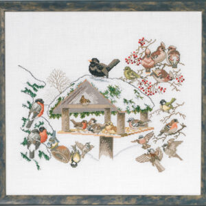 Broderisett - Fuglebrett