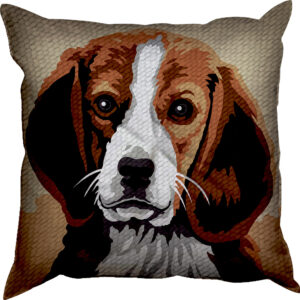 Broderisett - Pute beagle