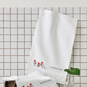 Broderisett - goodmorning 2stk hånkle