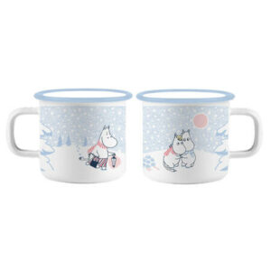 Mummikopp Emalje - La det snø