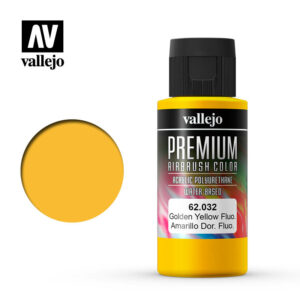 Vallejo Premium RC Color 60ml - fluorescent golden yellow