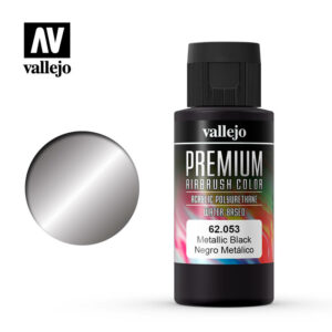 Vallejo Premium RC Color 60ml - Metallic black