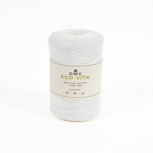 DMC Eco Vita Bånd garn - 01 hvit