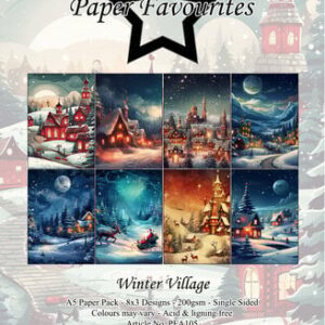 Paper Favourites Winter Village A5 Paper Pack