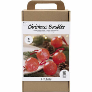 DIY Kit Julekuler - marmorering