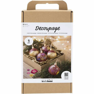 DIY Kit - kuler med decoupage