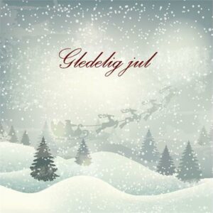 Serviett JUL Gledelig Jul Snø