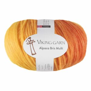 Viking Garn Bris Multi - 342 multi gul