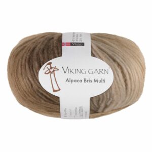 Viking Garn Bris Multi - 352 multi brun