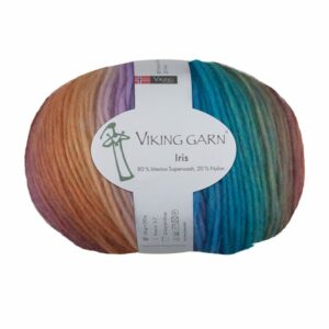 Viking Garn Viking Iris - 449 multi brun/blå