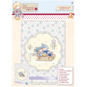 A5 stiched framed card kit - Tilly