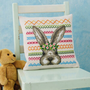 Broderisett - pute kanin