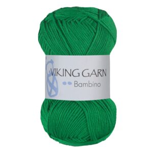 Viking Garn Bambino - 435 eplegrønn