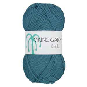 Viking Garn Bjørk - 530 mørk petrol