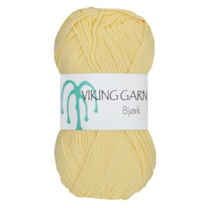 Viking Garn Bjørk - 543 lys gul