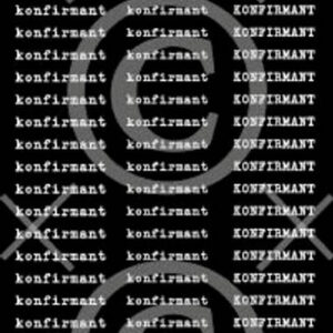 Klistremerker - konfirmant 7, sort