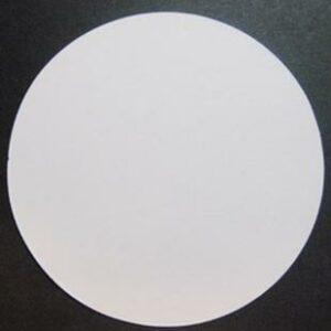 Diecuts rund XS hvit