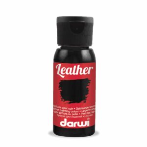 Darwi Leather Lærmaling – 50ml – 100 Black