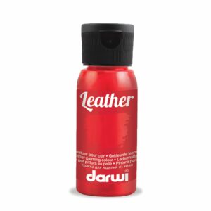 Darwi Leather Lærmaling – 50ml – 490 Vermilion
