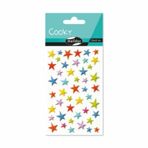 Cooky klistremerker – Stjerner