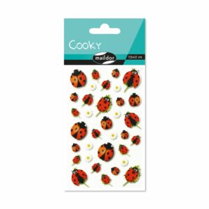 Cooky klistremerker – Marihøner