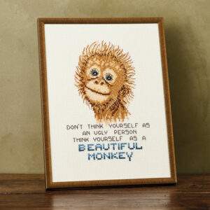 Broderisett - orangutang