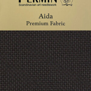 Aida Country cotton 5,4tr 43x50cm - sort