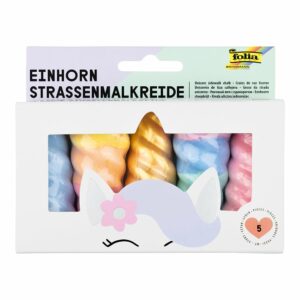 Folia Gatekritt 5stk – Enhjørning