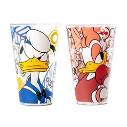 Disney glass - Donald og Dolly