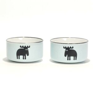 Skål stengods Moz pastell, blå 1stk