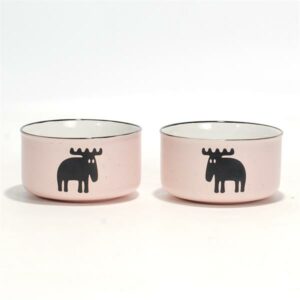 Skål stengods Moz pastell, rosa 1stk