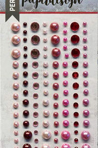 Halvperler - rosa miks