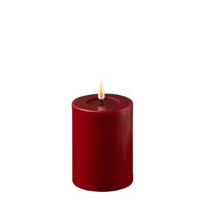 Led Kubbelys 7,5x10cm - bordeaux