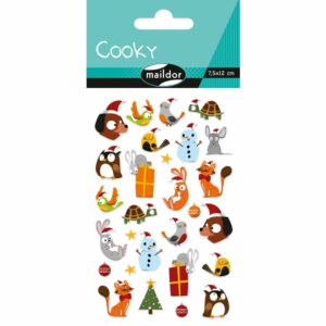 Cooky klistremerker – Jul dyr