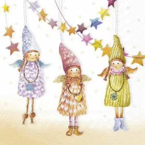 IHR serviett lunch JUL- Handmade Dolls Apricot