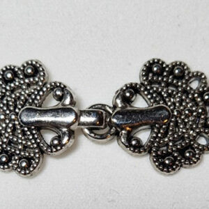 Spenne 18x40mm, antikksølv