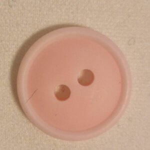 Knapp 2-hull 15mm - lysrosa
