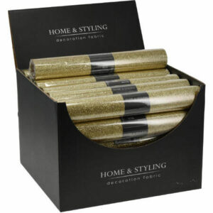 Dekorrull løper champagne 28x250cm 1stk